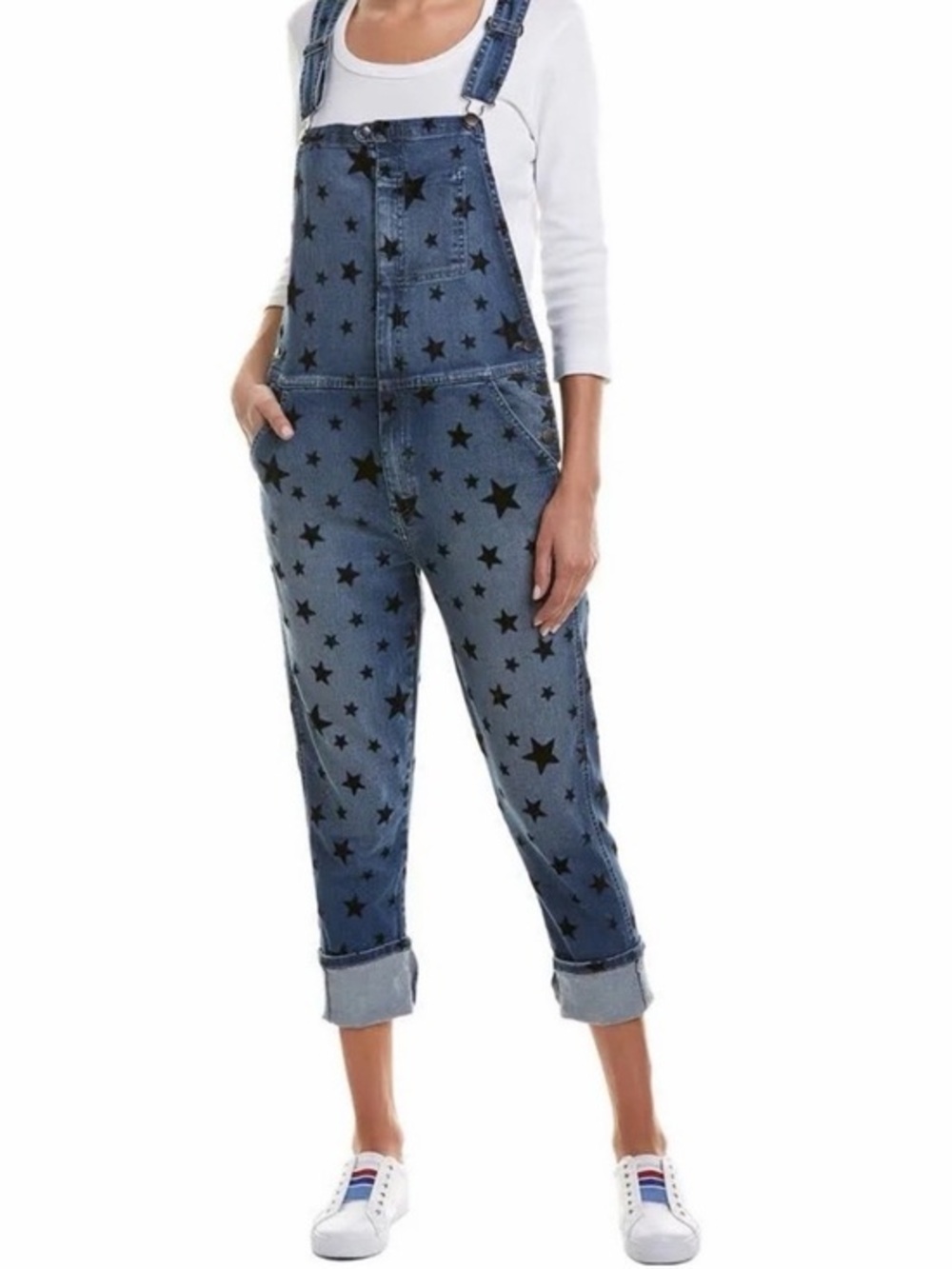Current/Elliott Light Blue Denim Piece with White and Black Labels